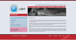Desktop Screenshot of ijbit.org